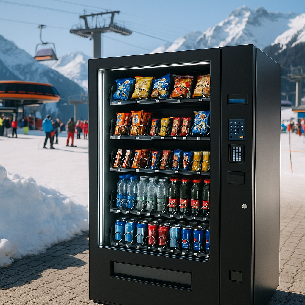 Vending bij skihut